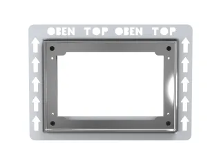 Mepa Einbaurahmen fliesenbündig Typ II, glanz-chrom, 421904 421904
