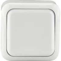 UNITEC Unitec Taster Aufputz weiß, Serie Standard Wandtaster