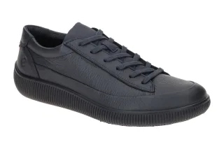 Ecco 53777450595 Herren Sneaker marineblau wasserdicht & flexibel