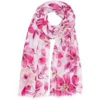Caspar Modeschal SC534 aus weichem Modal mit floralem Blumen Muster