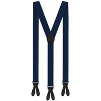 ZUKUNFTSENKEL Hosenträger Hosenträger Herren 3,5 cm Breite Y-Form mit Knopfverschluss (Deutsche Produktion, Komfortabel) Lederriemen Knopfverschluss, ohne Clips