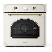 Klarstein Backofen Victoria Einbaubackofen Retro 70L 9 Funktionen 50-250°C A+ elfenbein Victoria, Backofen 70L mit Umluft Grill Auftauen & Drehregler 50-250°C