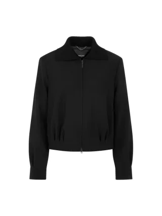 Marc Cain Collections - Blousonjacke mit Kragen black new - Gr. - 36