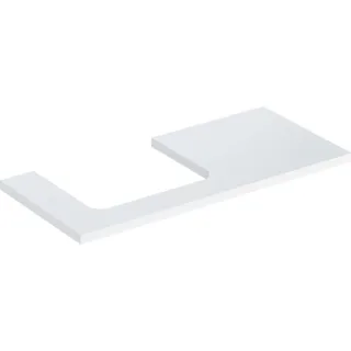 Geberit ONE Waschtisch-Platte, Ausschnitt links, für Aufsatzwaschtisch 505304001