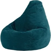 icon Sitzsack Kinder Sessel aus Cord Flauschig „Dalton", 69x59x65cm, Made in Germany, für Kinderzimmer, mit Füllung