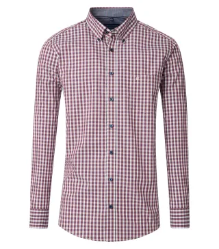 CASAMODA - Freizeithemd rot - Gr. - 3XL