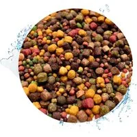 Warnick´s Tierfutterservice Koifutter 8-Sorten Mix mit Spirulina - für erhöhtes Wachstum 3-6mm, Alleinfuttermittel für: Fische, Koi, Zierfische, Teichfische