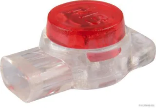 HERTH&BUSS Leitungsverbinder, bis Kabel-Ø 1,7 mm, 0,13 # 0,35 mm² rot - 50252591