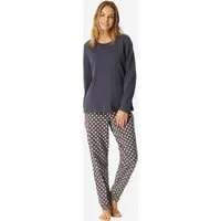 Schiesser Pyjama Comfort Essentials (2 tlg) schlafanzug schlafmode bequem