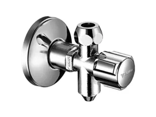 Schell Eckventil COMFORT 1/2"chrom mit Entleerungsstutzen mit ASAG 049250699