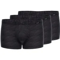 Ammann Retro Boxer 3er Pack Jeans Single (Spar-Set, 3-St) Retro Short / Pant - Baumwolle - ohne Eingriff - Klassischer Schnitt