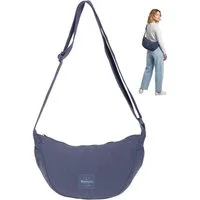 Bench. Handtasche Crossbag Moon Bag Schultertasche Slingbag Medium, Damentasche Damen Freizeittasche Mond Form Cord 64230 + Etui