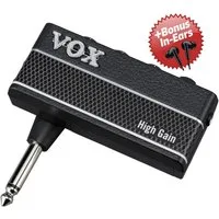 VOX-AMPS Vox Kopfhörer-Verstärker für Gitarre amPlug 3 High Gain + Bonus In-Ear Verstärker (Anzahl Kanäle: 2, Gitarre)