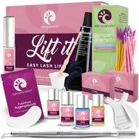 Wimpanista Wimpernpflege Lash Lifting Set 'Lift It' PRO. Lifting Kit & Wimpernfarbe im Set., Wahl aus Braun, Lichtbraun, Schwarz oder Blauschwarz