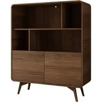 MIRJAN24 Regal Helion RG108, mit zwei Drehtüren, 108x39x130 cm