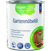 Bio Pin Holzöl Biopin Naturfarben Gartenmöbelöl 750 ml teak