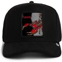 GOORIN Bros. Trucker Cap Goorin Bros. Black Out Scorpion Trucker Cap Void (Basecap, Basecap, Trucker Kappe, Meshcap) Metall Patch Schwarz