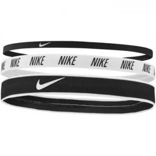 Nike - Stirnband Set für Herren/Damen Unisex (3er-Pack) (Schwarz/Weiß)