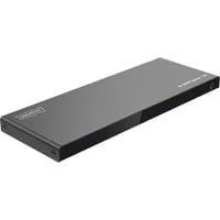 4K HDMI Splitter, 1x8 schwarz, mit Downscaler