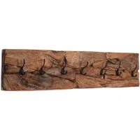 CREEDWOOD Wandgarderobe WANDGARDEROBE "MINA", 7 Haken, 90cm, Treibholz Garderobenpaneel
