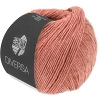 LANA GROSSA DIVERSA Häkelwolle, 210 m (leichtes Baumwoll-Mischgarn mit zartem Mélange-Effekt), 50 g