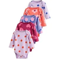 Next Langarmbody Baby-Bodys mit langem Arm, 5er-Pack (5-tlg)
