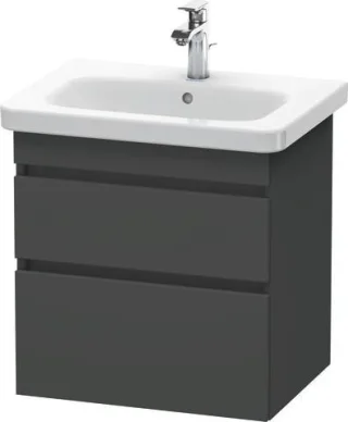 Duravit DuraStyle Waschtischunterbau wandhängend Graphit Matt 580x448x610 mm - DS648004949 DS648004949