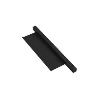 Hewi Waschtischprofil 950.13.0002DC 408mm, mit Ablage 360x102mm, schwarz tiefmatt