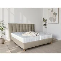 COLLECTION AB Polsterbett CLASSIC Scandi erhältlich in der Breite 180x200cm, 3 Varianten: Rahmen, Rahmen + Rost oder Komplett-Set mit King-Matratze