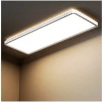 Lujasi LED Deckenleuchte Deckenlampe, 36W 3600LM LED Panel Flach 100 x 25 x 5,5 cm, tageslichtlampe decke, LED, Neutralweiß, Rechteckige, Energieeffizient & langlebig 4000K für Schlafzimmer Wohnzimmer Küche