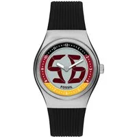 Fossil Quarzuhr World Flags Big Tic Germany - LE1239, Armbanduhr, Herrenuhr, Silikonarmband, analog, digital