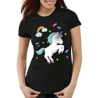 style3 T-Shirt Unicorn Candy Einhorn Regenbogen sterne pferd fun funshirt süß