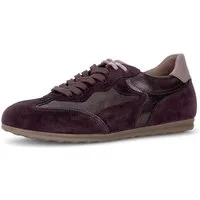 Gabor Sneaker Schnürschuh, Halbschuh mit modischen Kontrastbesätzen, G-Weite