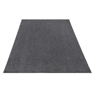 Paco Home Kurzflorteppich, Anthrazit, Textil, Rechteckig, 160x220 cm, strapazierfähig, für Fußbodenheizung geeignet, Teppiche & Böden, Teppiche