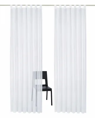 OTTO home Gardine "Belem" Schlaufen 1 Stk. tlg. 1 oder 2 Schals, Vorhang, Fertiggardine, Kreise