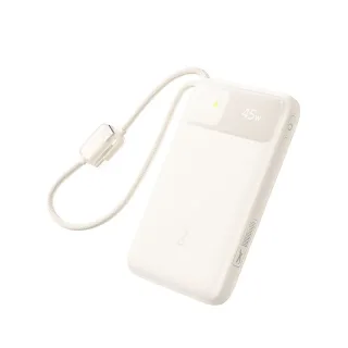 Baseus EnerFill FC11 45W 73Wh 20000mAh Digital Display Power Bank Come with Integrated USB-C&iP Cable External Battery P