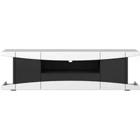 trendteam Lowboard LevelUp, Gaming Tv Schrank Softclose Rot Blau Schwarz LED-Spot 115 x 49 x 42 cm