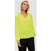 s.Oliver Langarmbluse Bluse Plisseebluse aus Chiffon