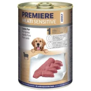 PREMIERE Meati Sensitive Pur Nassfutter Hund, Adult, Lamm pur 24x400 g
