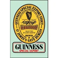 Dekospiegel KS202 Beer - Guinness - Bedruckter Spiegel