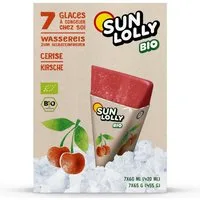 SUN LOLLY Süßigkeit, Sun Lolly Wassereis zum Selbsteinfrieren Kirschgeschmack Bio 7er