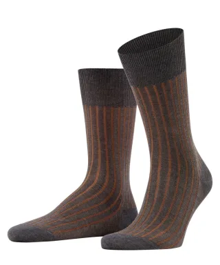 FALKE - Socken Shadow grau/braun - Gr. - 42