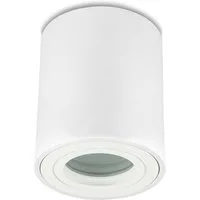 Sweet LED Aufbauleuchte Bad GU10 aus Aluminium weiß matt IP44 Badezimmer, ohne Leuchtmittel, Aufbaustrahler LED, Aufbauspot, Deckenstrahler