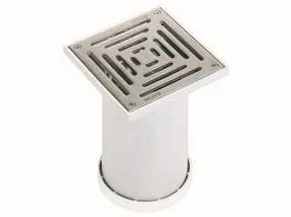 DALLMER Terrassen-Aufsatz GES 15, Rost massiv, verschraubt, 200 x 200 mm 500328