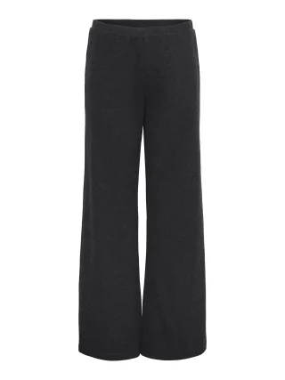 ONLY - ONLMATTY WIDE PANT CC SWT Dark Grey Melange - Gr. - M