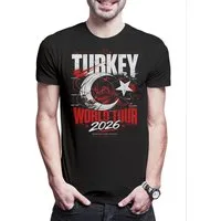 Urban Backwoods Print-Shirt Team Turkey 3 Herren T-Shirt Türkei Istanbul Fußball WM Soccer (1-tlg) Football Turnier 2026 Weltmeisterschaft