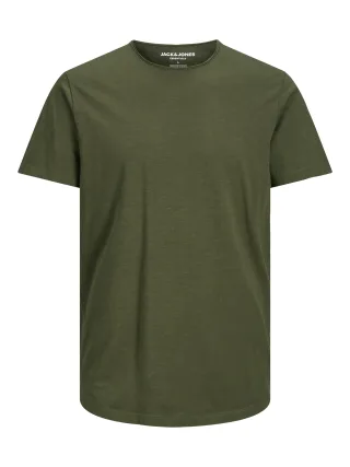 JACK&JONES - JJEBASHER TEE O-NECK SS NOOS forest night - Gr. - S