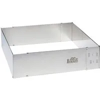 Birkmann Backform Backrahmen EASY BAKING, Edelstahl, H 7 cm, (1-tlg), verstellbar