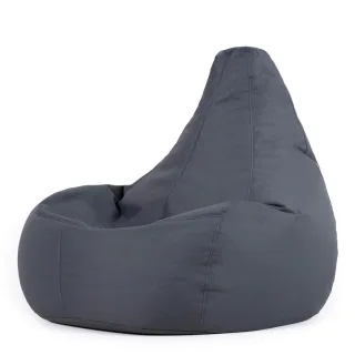 icon Sitzsack, Anthrazit, Kunststoff, 1-Sitzer, 90x73x84 cm, Hergestellt in Deutschland, Gartenmöbel, Outdoor-Sitzsäcke