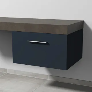 Sanipa Anbau-/Solitärschrank mit Auszug 2morrow (G3233) 340x600x520 Marine-Matt, G32331R G32331R